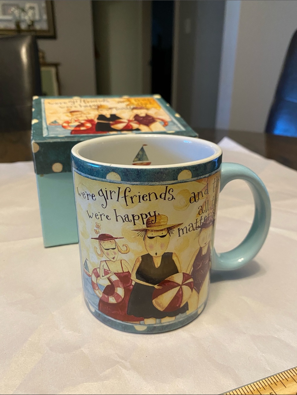 Lang Mug “we’re Girlfriends happy and that’s all that matters”